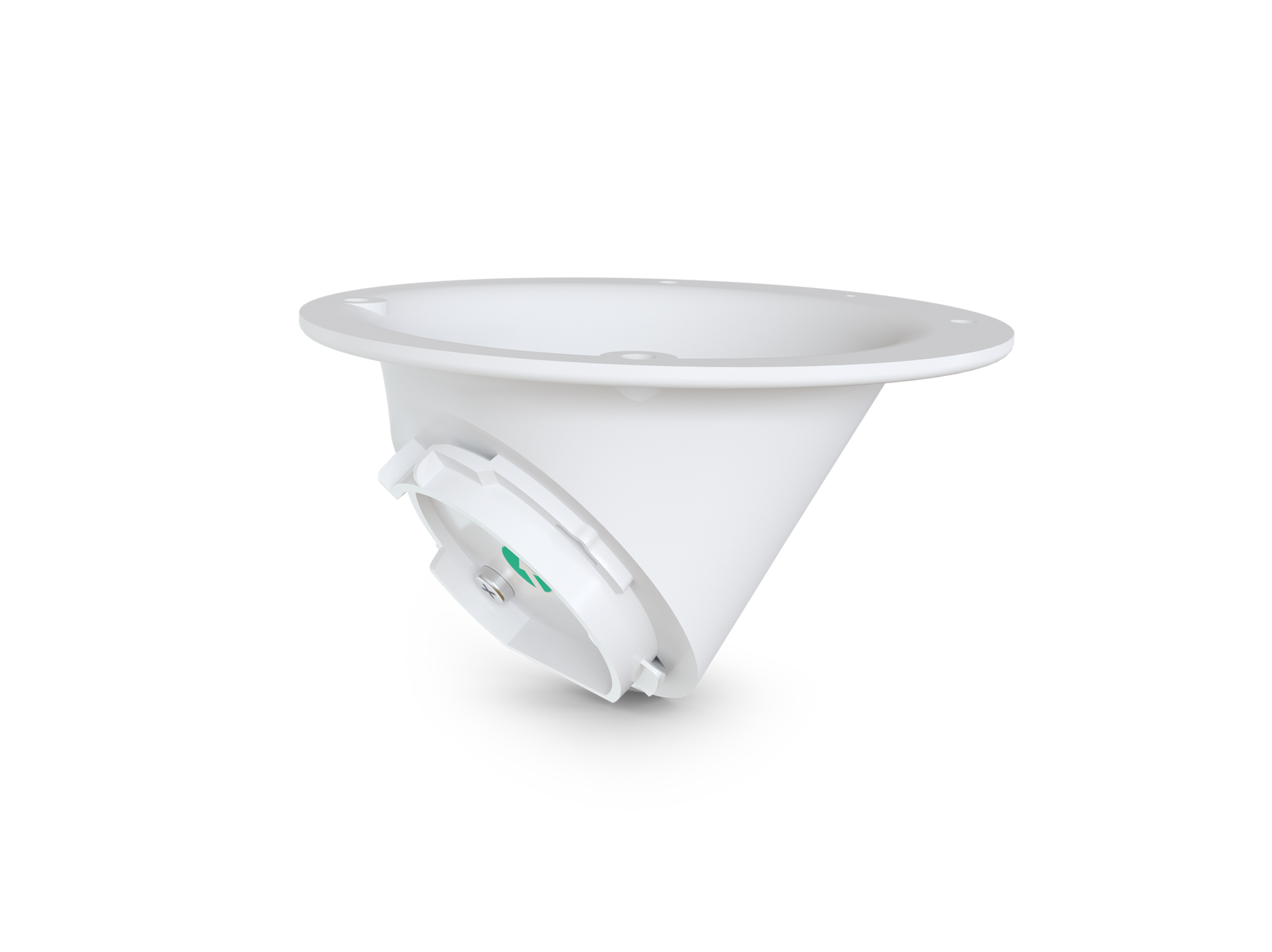 White ceiling adapter