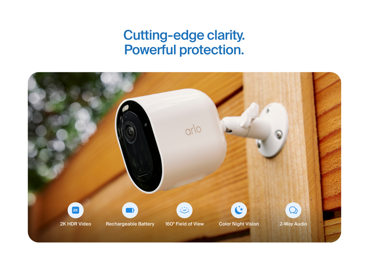 Pro Wide Angle 2K HDR Security Camera - 6th Gen | Arlo