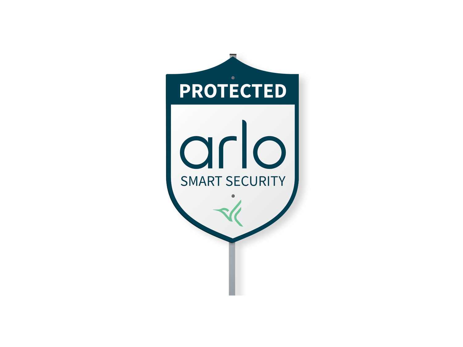 an Arlo Security Yard Sign