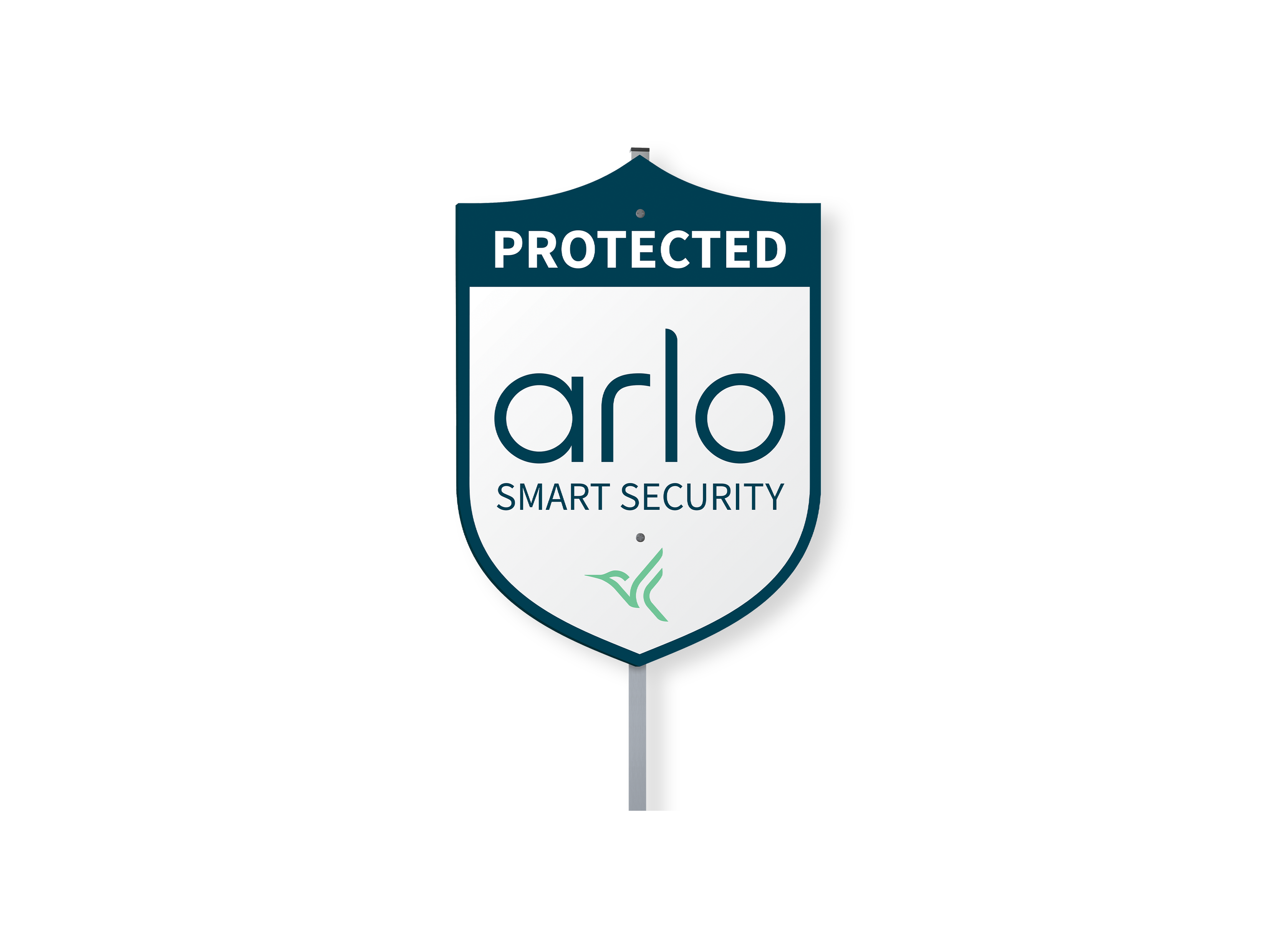 an Arlo Security Yard Sign