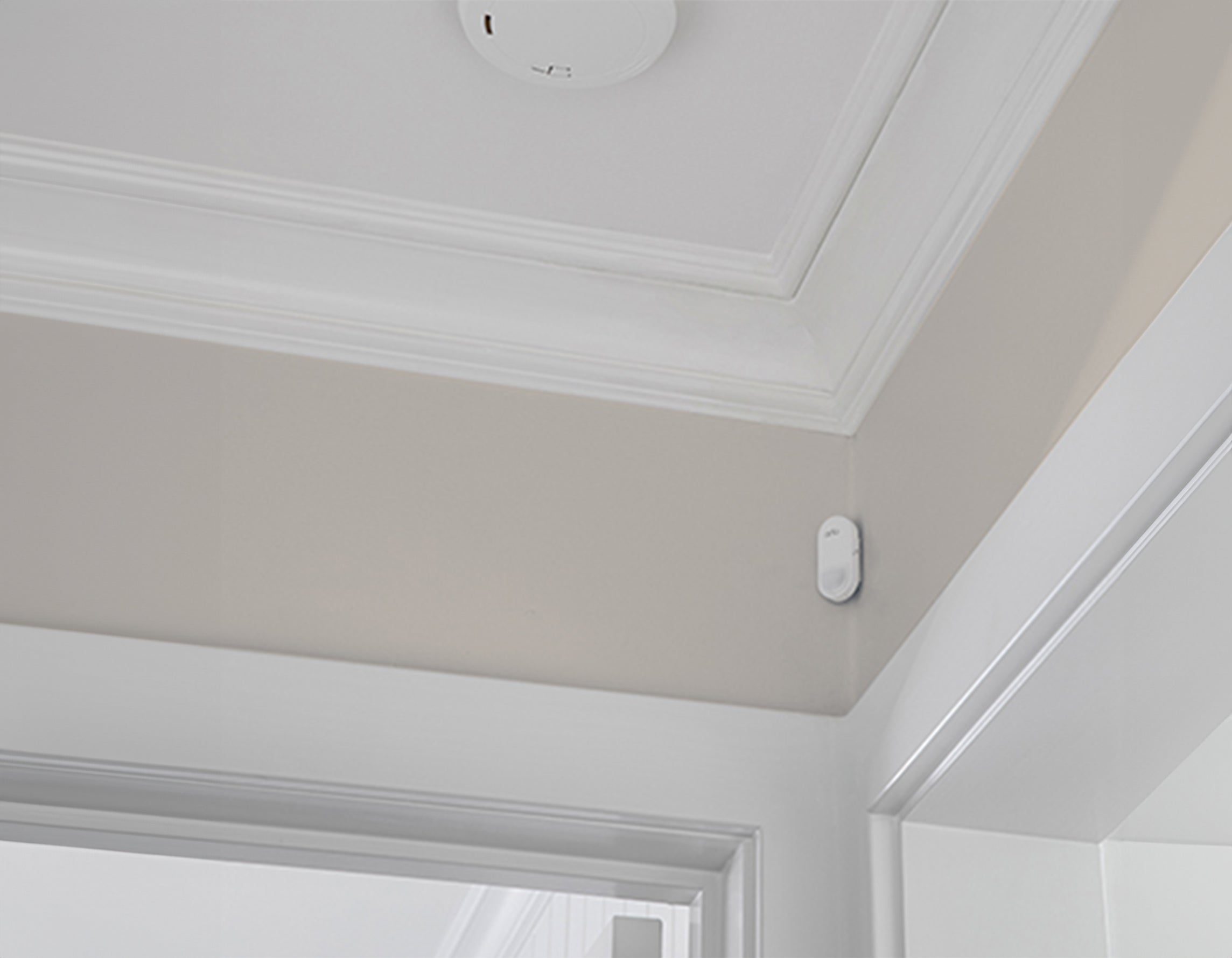 Arlo Sensor mounted on ceiling
