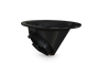 A black ceiling adapter