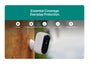 Arlo Essential Security Camera (3rd Gen)
with features listed on a green and gray background