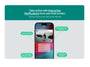 Smart lock app interface with interactive notifications on a smartphone screen.