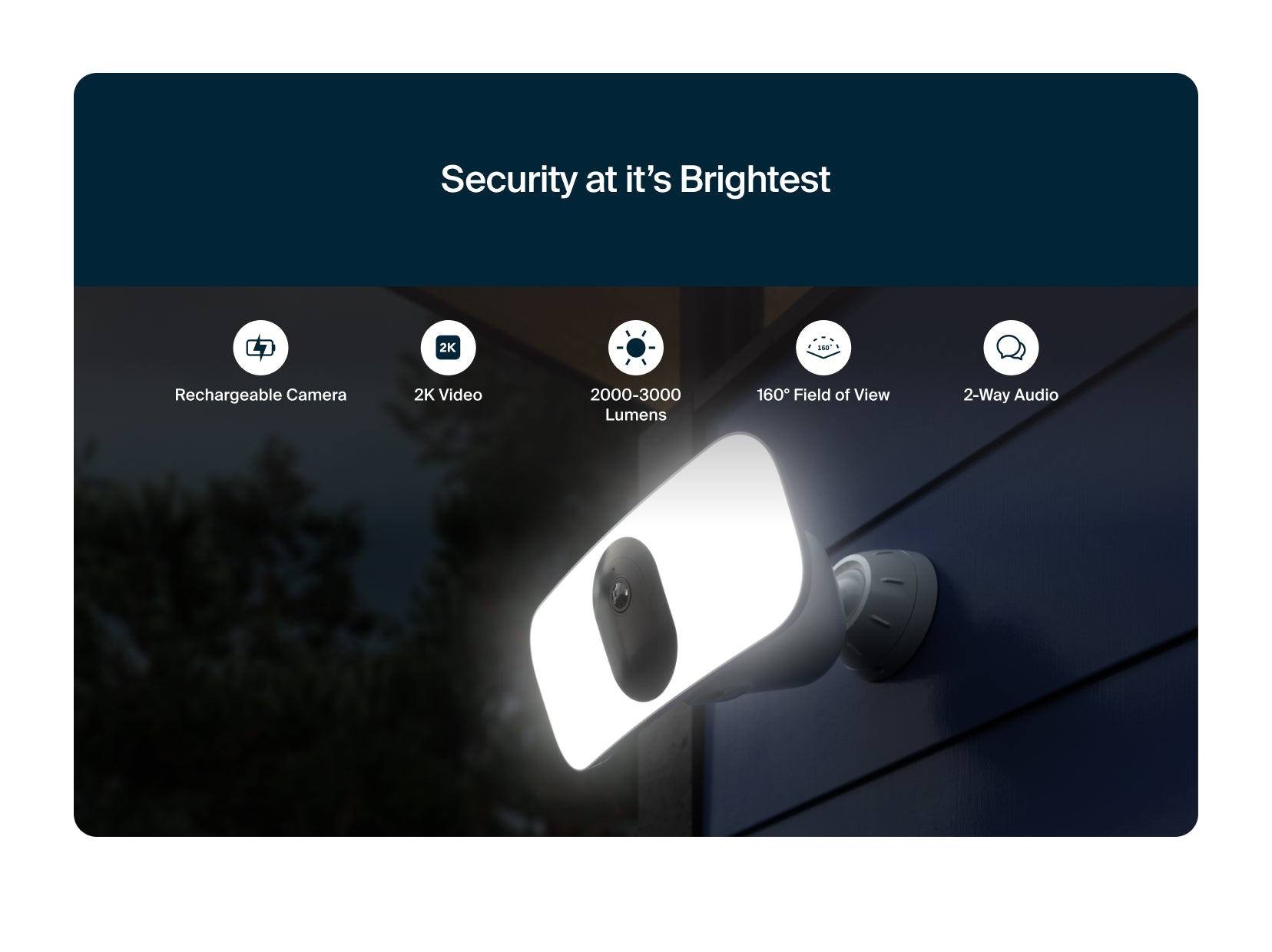 Arlo Pro 3 Floodlight Camera with 2K Video