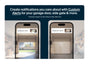 Advertisement for Arlo Secure app showing smartphone screens with garage door status updates.