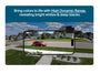 Phone screen displaying a suburban neighborhood with a red car, text about High Dynamic Range.