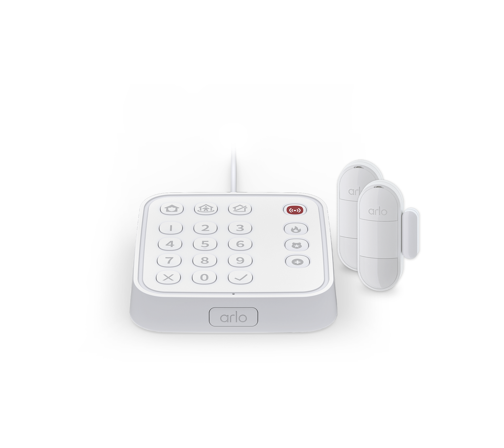 Home Security System - White / 2 sensor