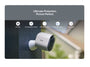 Arlo Ultra Security Camera (3rd Gen) with features listed on a screen, showing 'Ultimate Protection. Picture Perfect.'